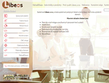 Tablet Screenshot of libeos.cz